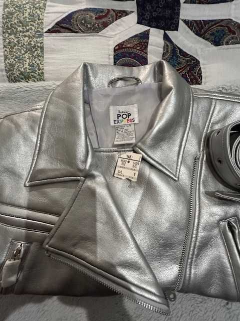 Reitmans Ramoneska Kurtka damska srebrna rozm. L/G NOWA