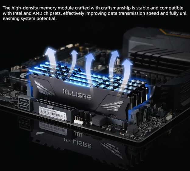 Memória Ram de desktop Kllisre DDR4 16GB 3200MHz X2