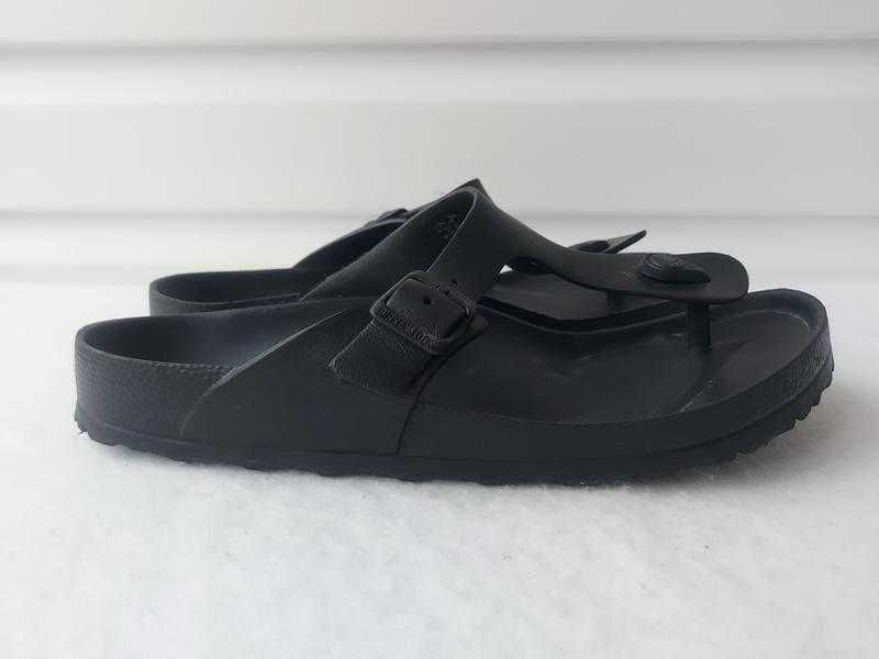 Сандалі в'єтнамки жіночі birkenstock gizeh eva чорні