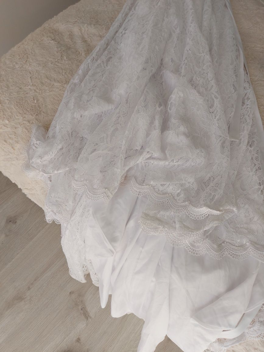 Suknia ślubna syrenka
