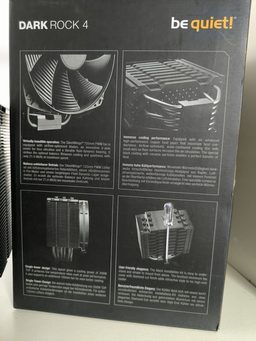 Cooler / Dissipador de CPU be quiet! Dark Rock 4