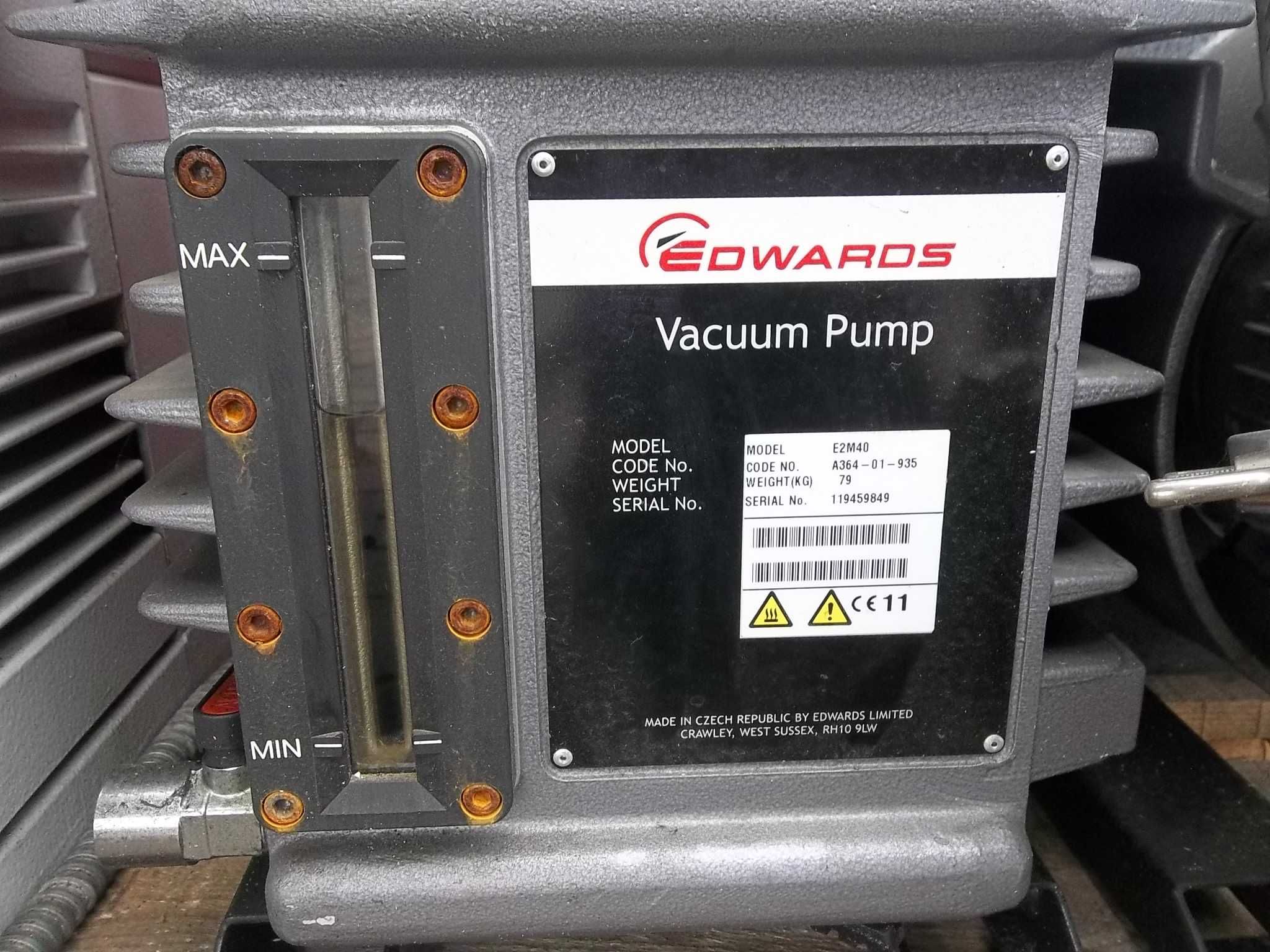 pompa próżniowa vacuum edwards 1,1 KW