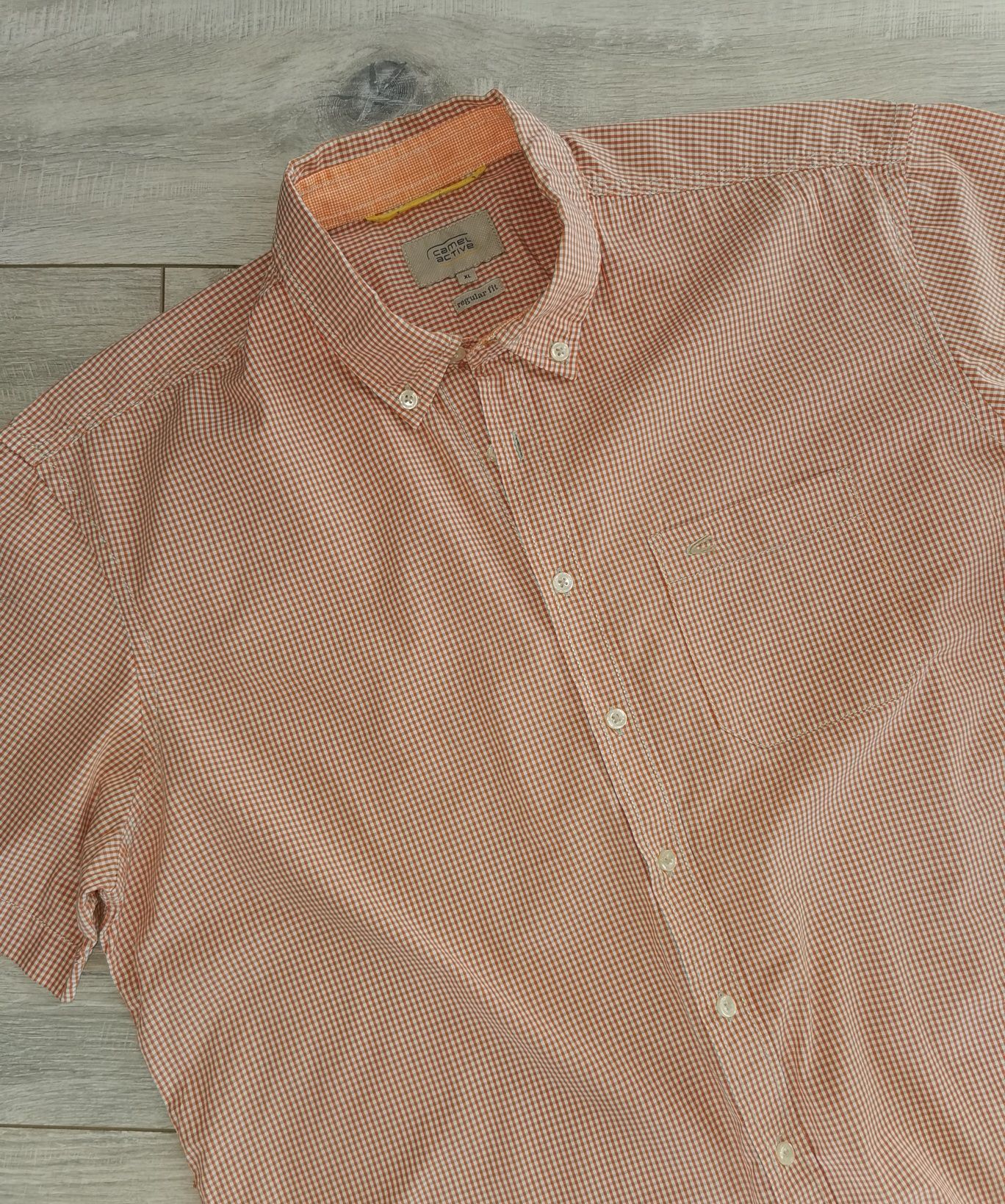 Camel Active r. XL/XXL lekka koszula w kratę bawełna