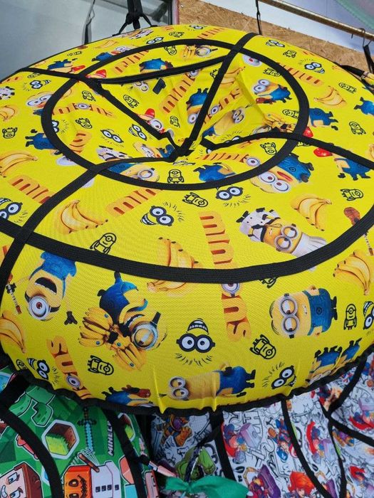 Плюшка для катання, тюбінг санки,  надувний тюб