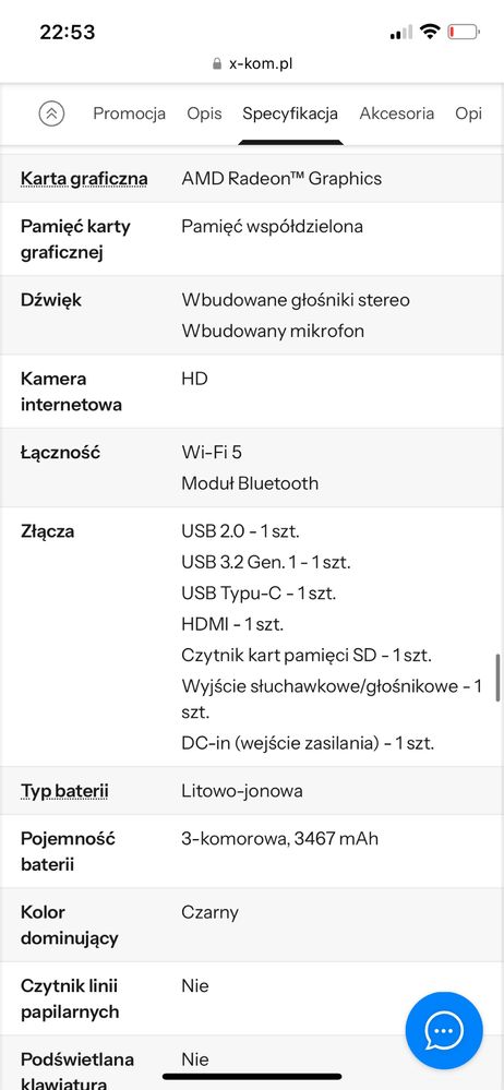 Dell Inspiron 3535 Ryzen 5 7530U/8GB/512/Win11 Touch