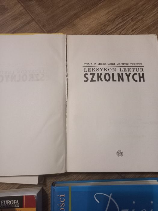 Leksykon lektur, słownik szkolny, Dzieje literatury