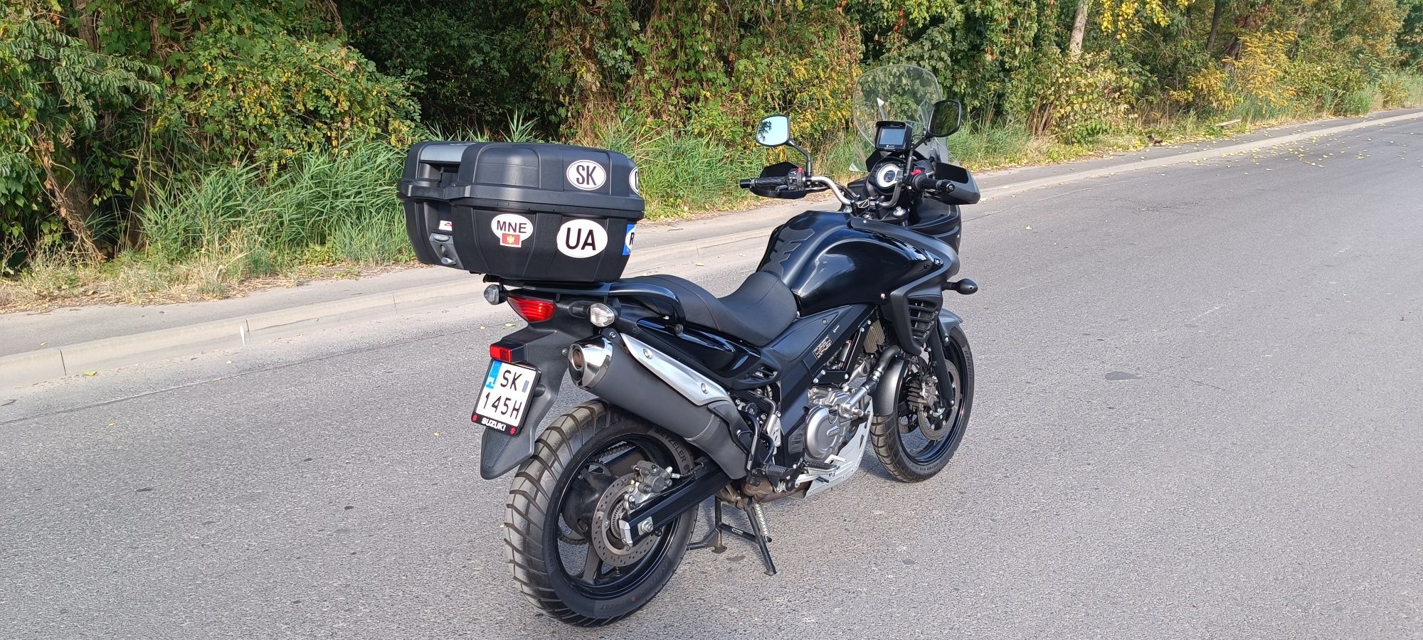 Suzuki DL650 V-Strom, zadbany, 3 kufry, nawigacja, stopka centr. szyba