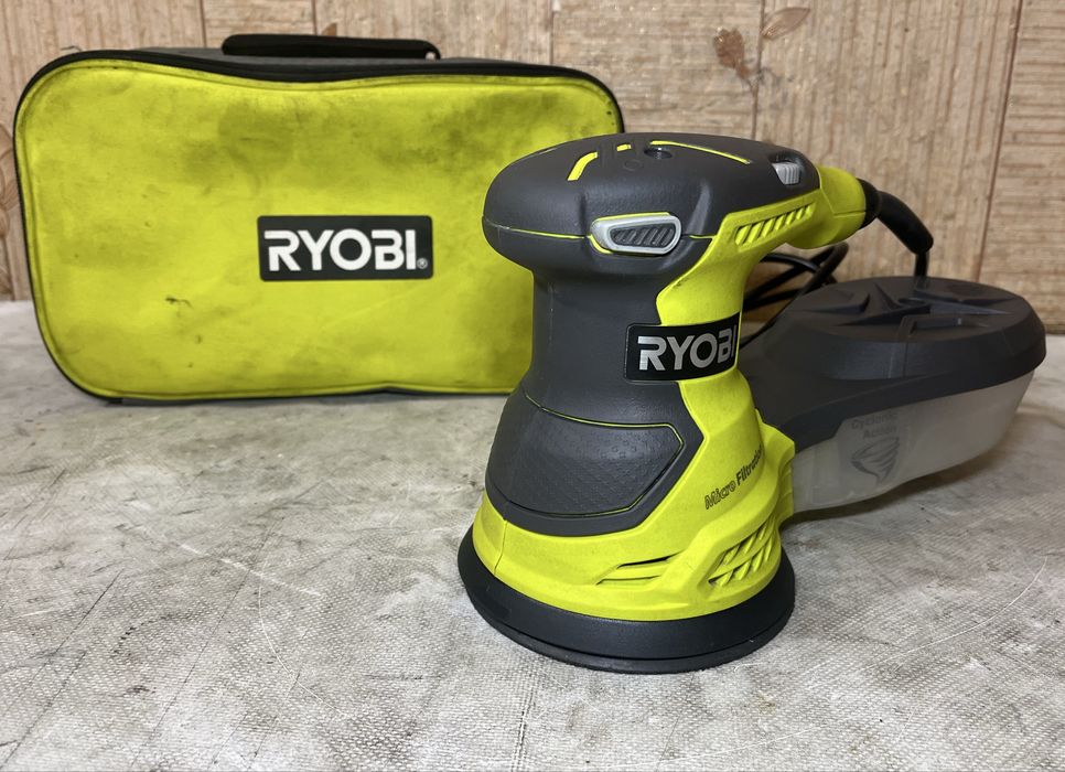 Ексцентрикова шліфмашина → RYOBI ROS300 на 300 Вт. + СУМКА !