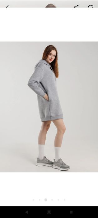 Худі-туніка з начосом