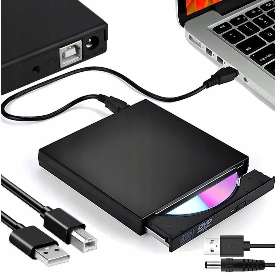 Napęd zewnętrzny Nagrywarka zewnętrzna USB 3.0 DVD CD Gwarancja FV