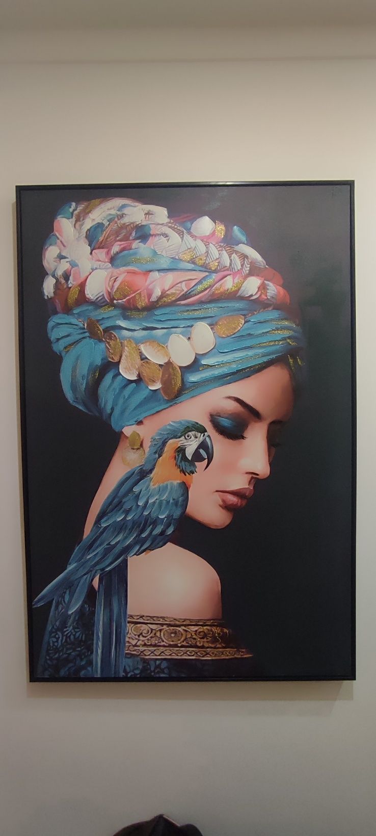 Tela com moldura