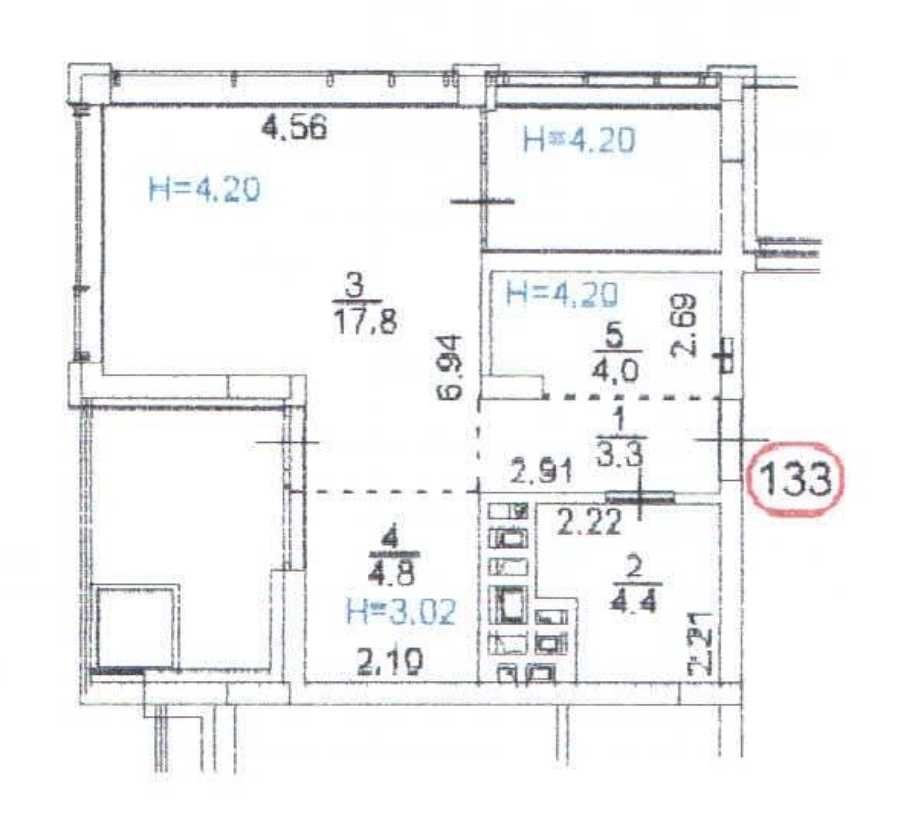 Квартира з стелями 4,2 м. в Unit Home, продаж від власника