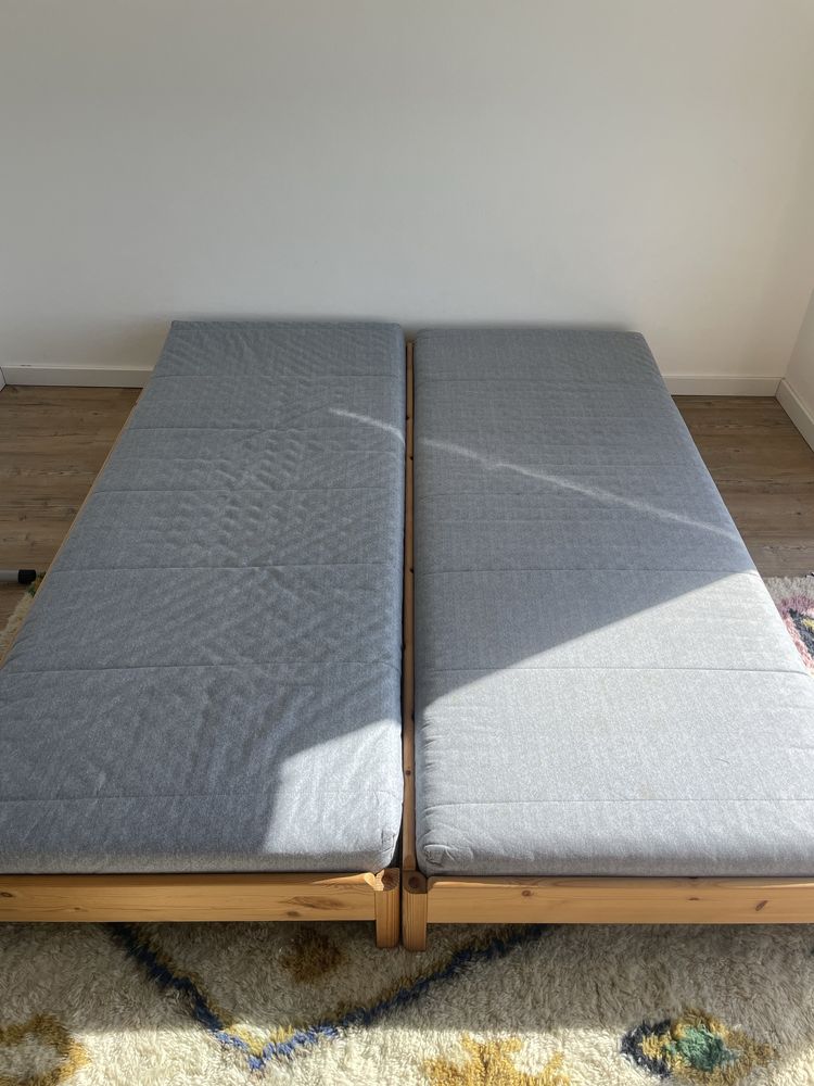 2 cama + 2 colchoes 160€