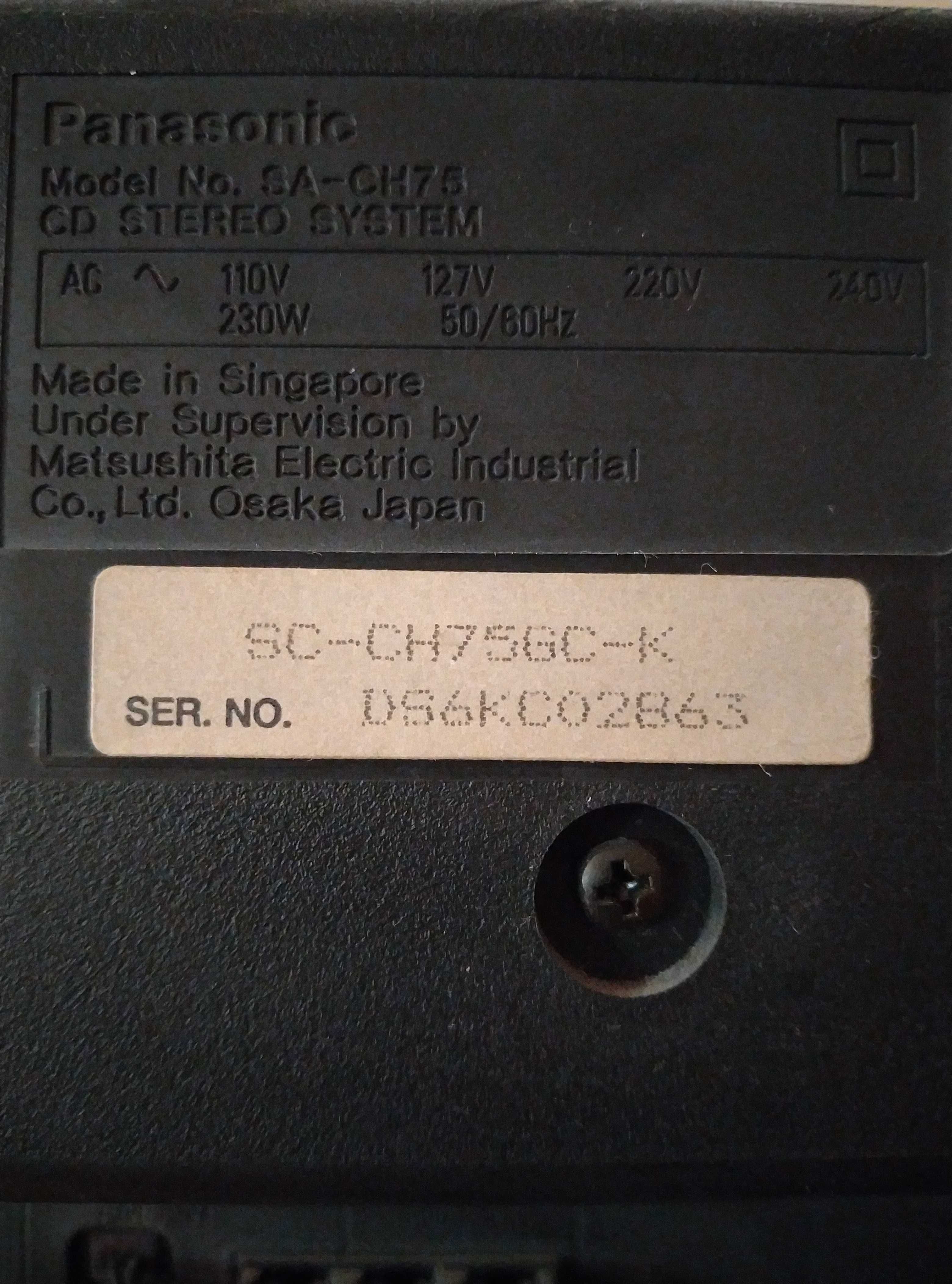 Акустична система Panasonic SA-CH75.
