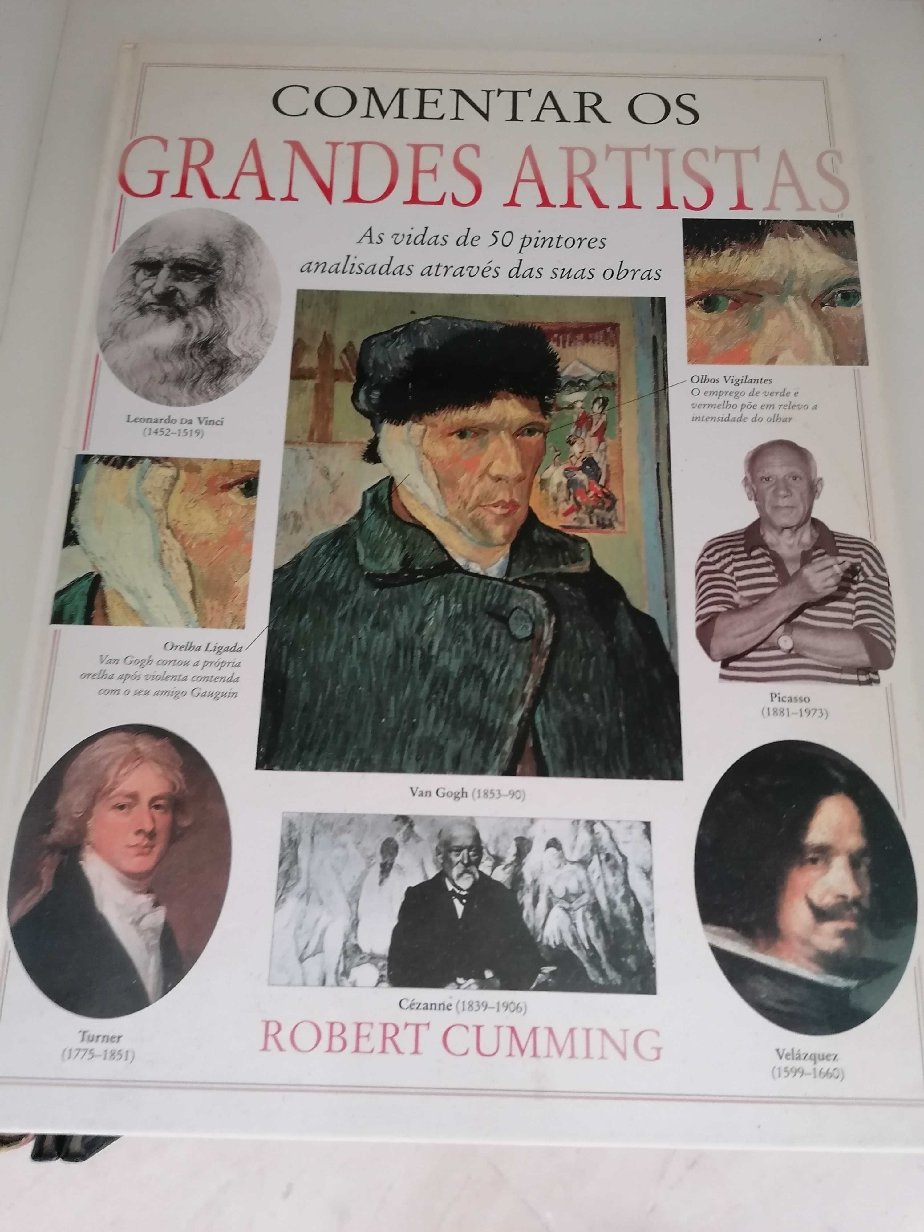 Livro "Comentar os Grandes Artistas" de Robert Cumming