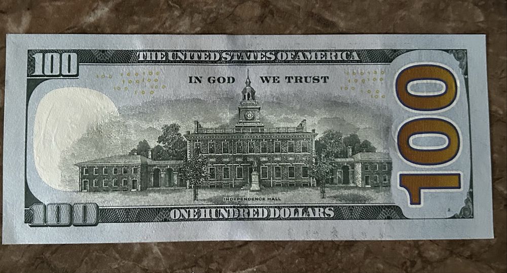 Банкнота США 100