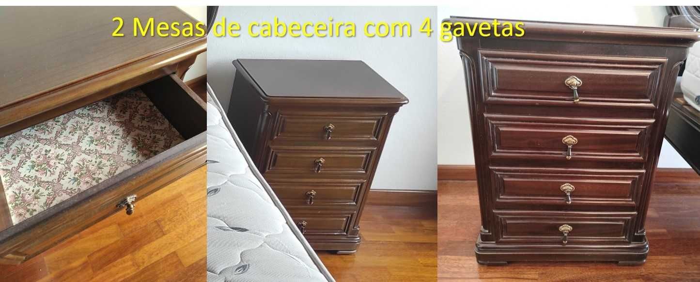 Quarto Casal (cama+cómoda+mesas cab)