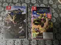 Nintendo Switch - Monster Hunter Rise i Dreamworks All Stars Kart