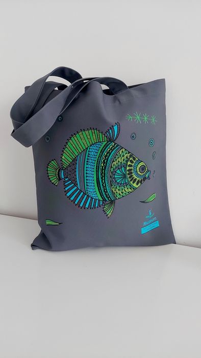 Torba shopper, szoperka z rybą