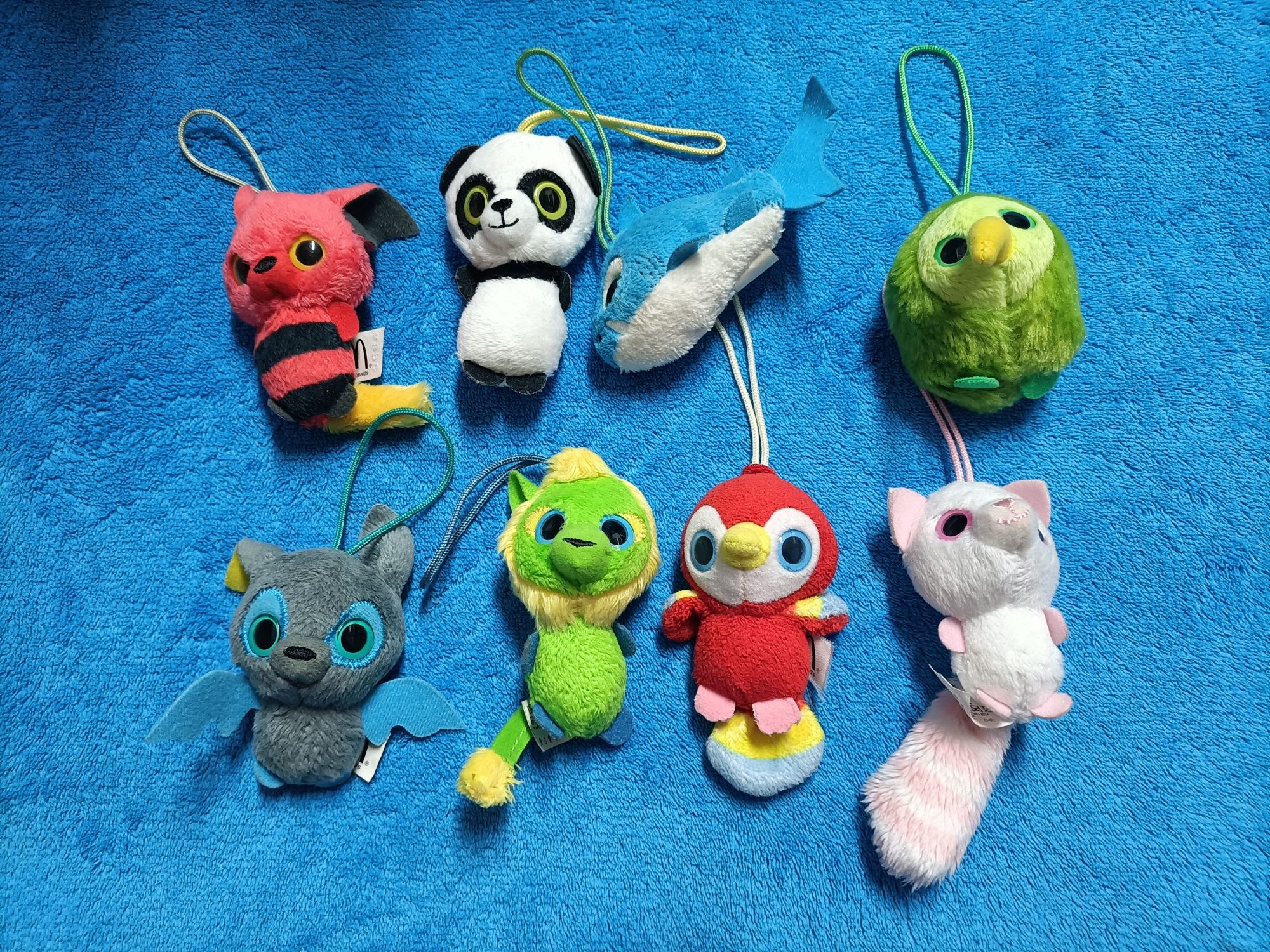 Lote 8 mini peluches MacDonald
