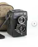 LUBITEL 166 Câmera soviética LOMO Lens TRIPLET - Fabricado nos EUA