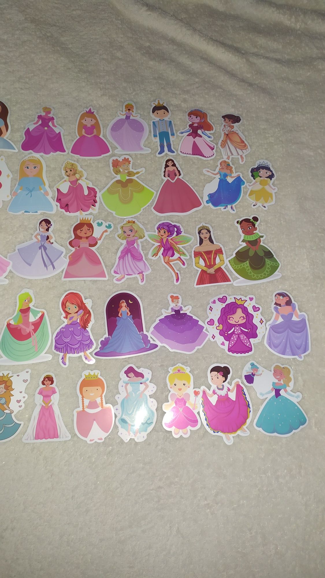 Наклейки, стикеры Принцессы, наліпки з принцесами