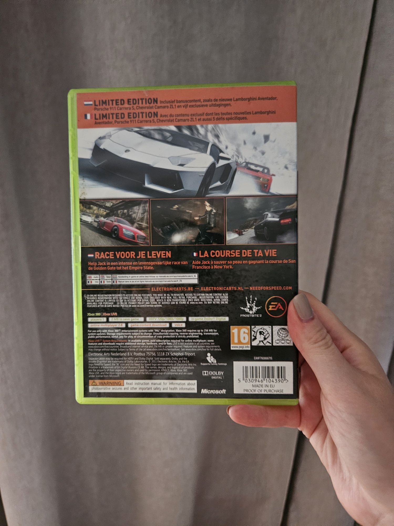 Need For Speed the run, xbox 360