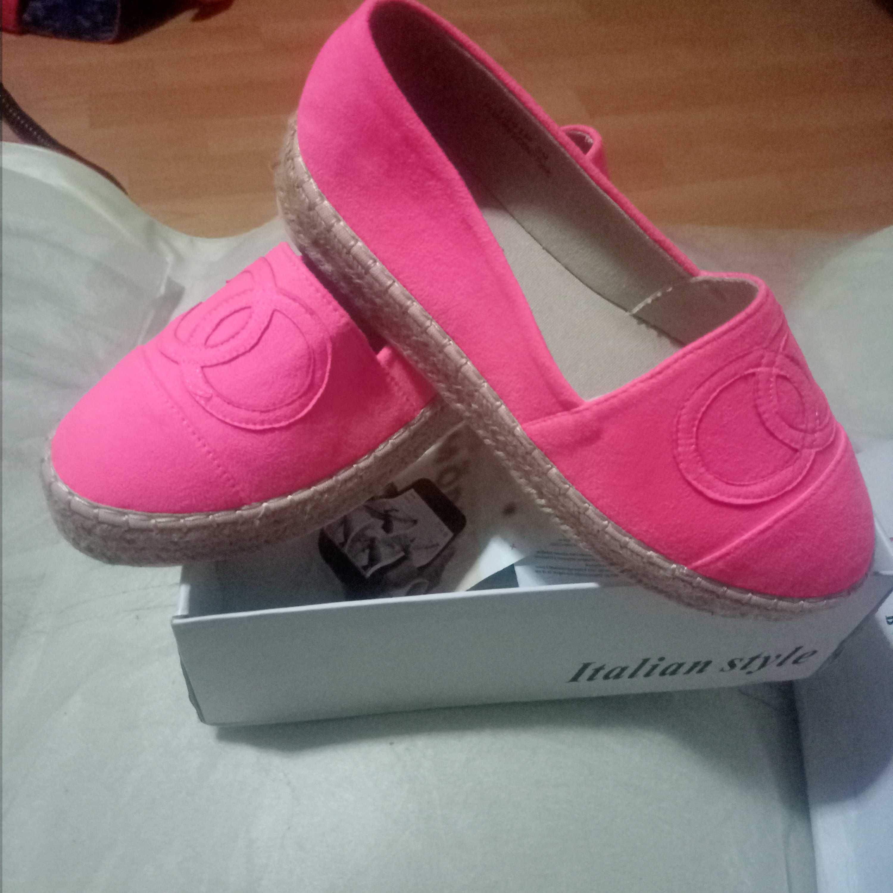 Nowe Espadryle damskie r.39 Seastar Blue
