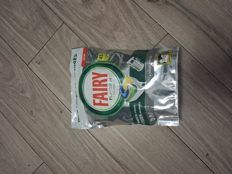 Nowe kapsułki do zmywarki Fairy 45 sztuk