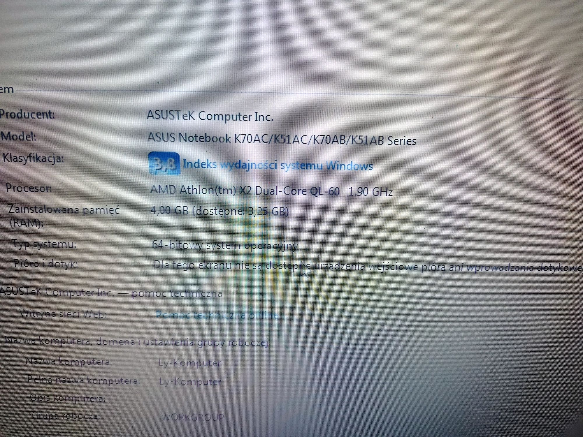 Laptop Asus 4gb ram + drugi gratis