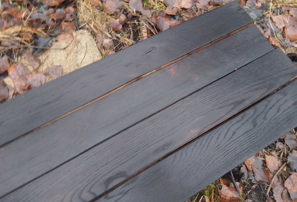 Dębowa deska podłogowa Shou Shugi Ban  120 cm