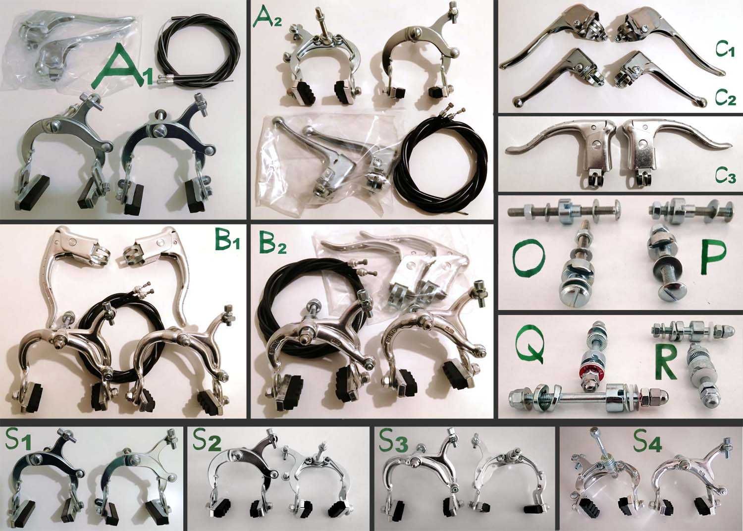 Peças p/ mudanças Sturmey Archer, travões e acessórios de bicicleta