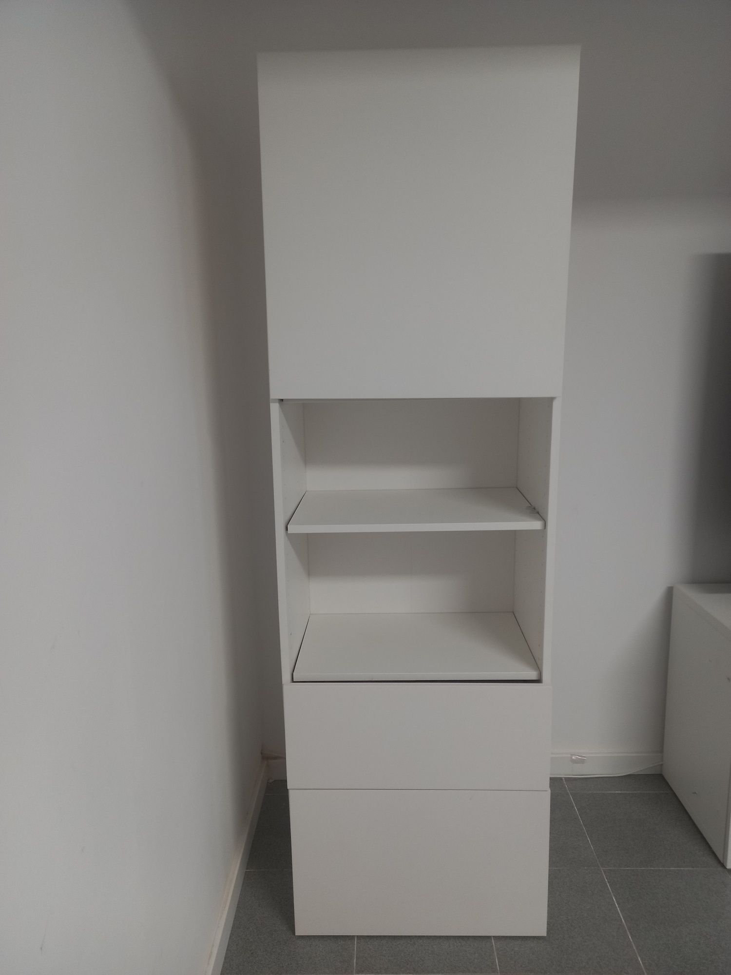 Movel besta ikea branco mate