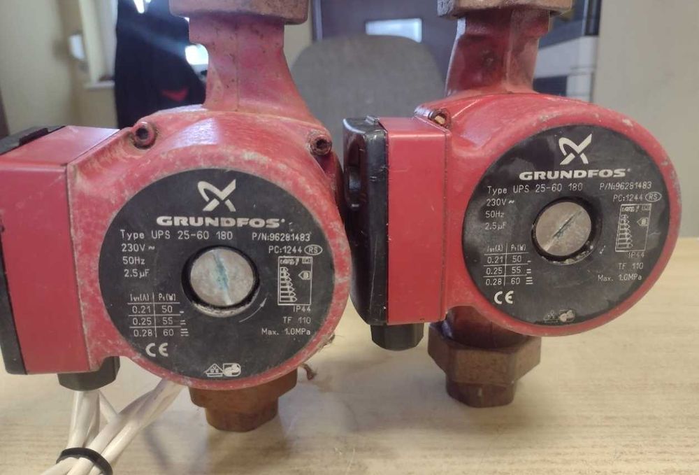 Pompa obiegowa Grundfos 25- 60 180 z półśrubunkami