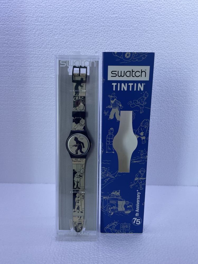 Swatch Tintin/Tintim Edicao Numerada 75 anos
