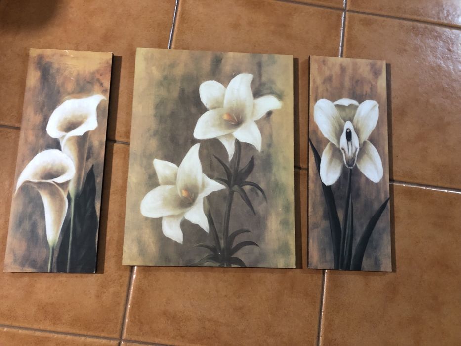 3 quadros decorativos