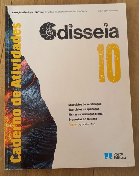 Caderno de Atividades de Biologia (Biologia/Geologia - 10º ano), usado