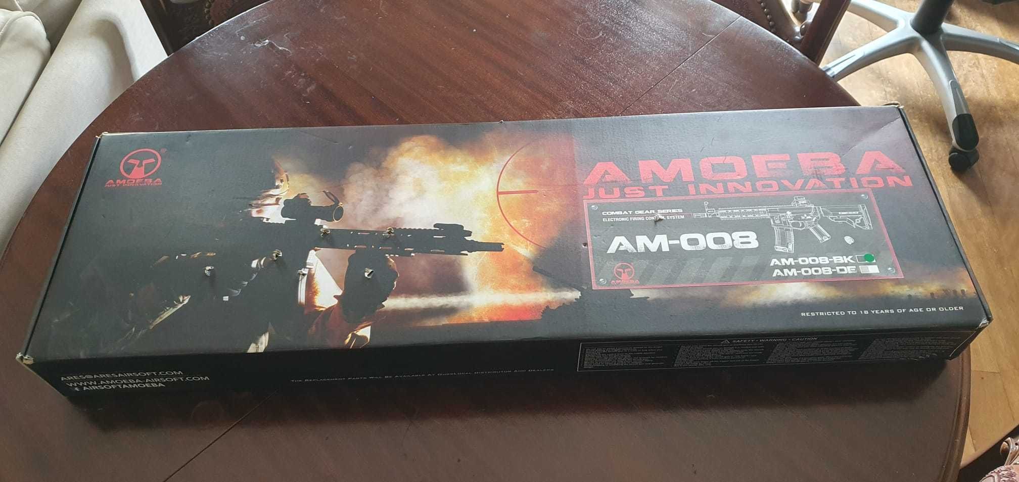 airsoft AMOEBA AM-008 Usada apenas 2 vezes, Modificada...