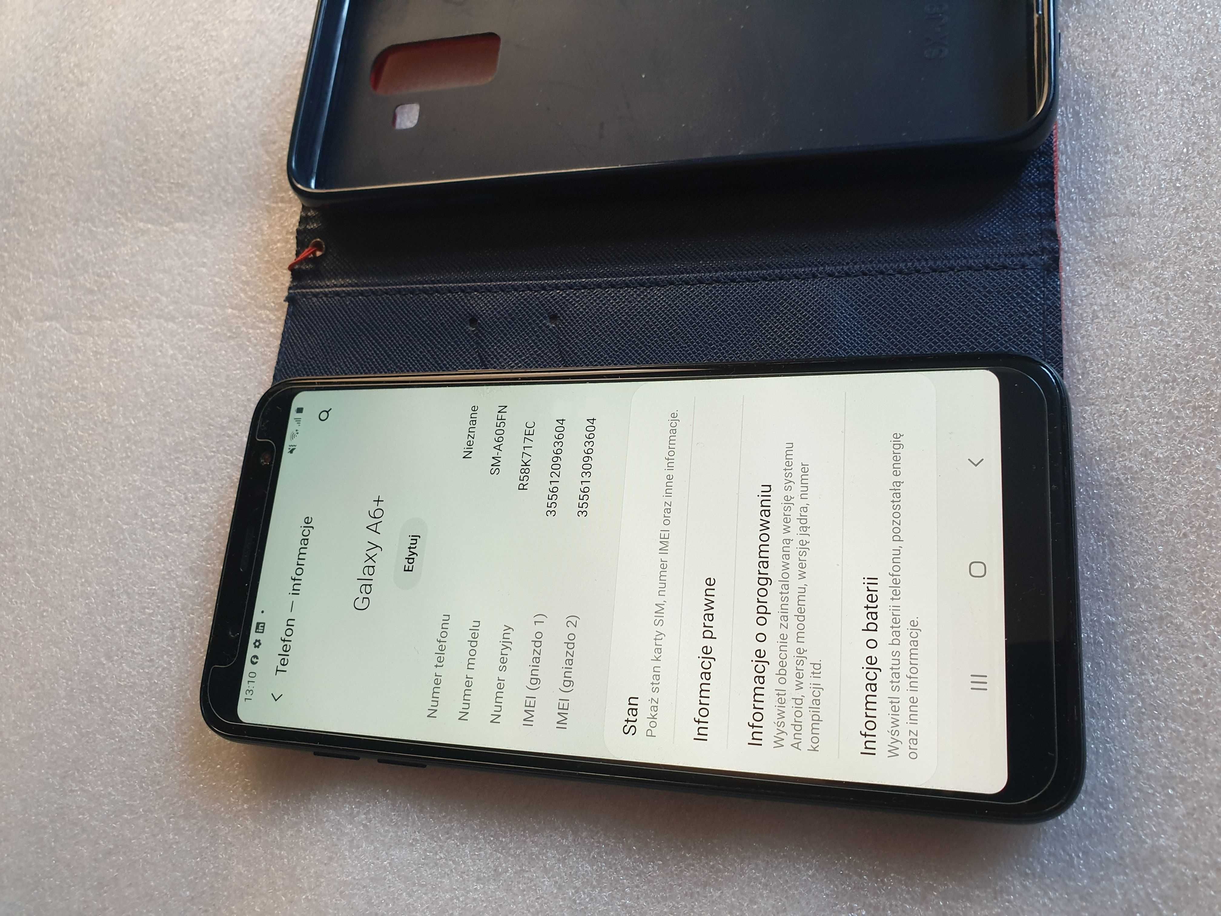 Samsung Galaxy A6 Plus W bardzo ładnym stanie