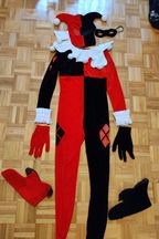 Cosplay Harley Quinn clássico em Veludo