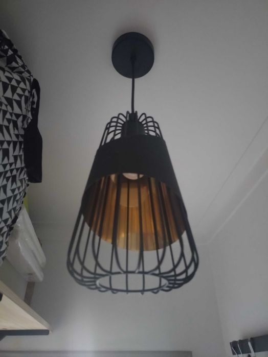 Conjunto de luminárias de teto