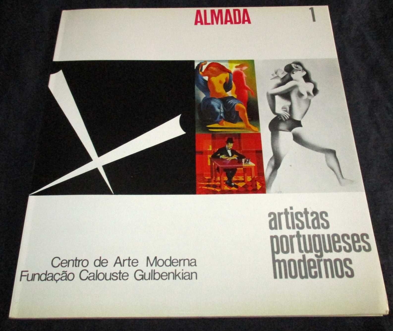 Livro Artistas Portugueses Modernos 1 Almada com 12 Slides