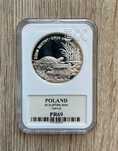 20 zł Żółw Błotny Grading PR69 Polska 2002 Moneta Kolekcjonerska