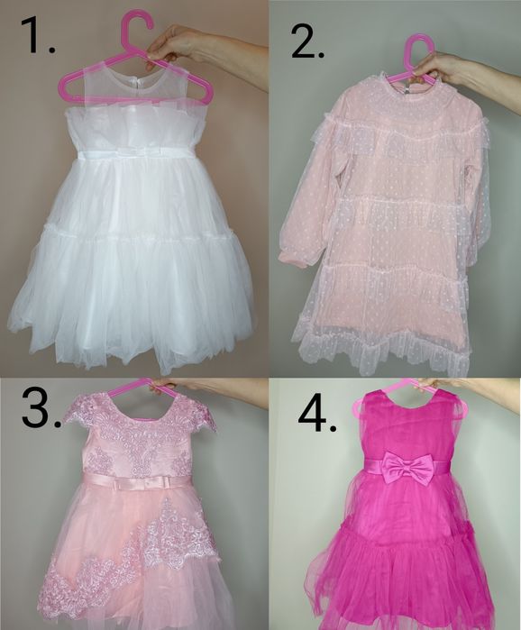 Святкові пишні сукні на дівчинку 4-7 років