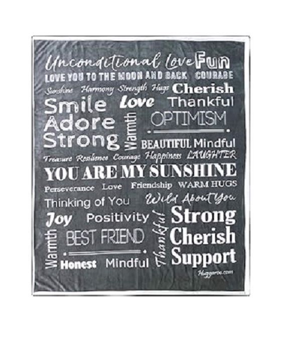 puszysty dwustronny koc huggaroo 120x160cm