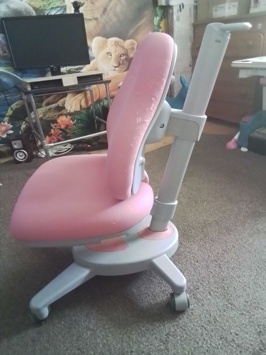 Детское кресло  Mealux Match gray base Pink