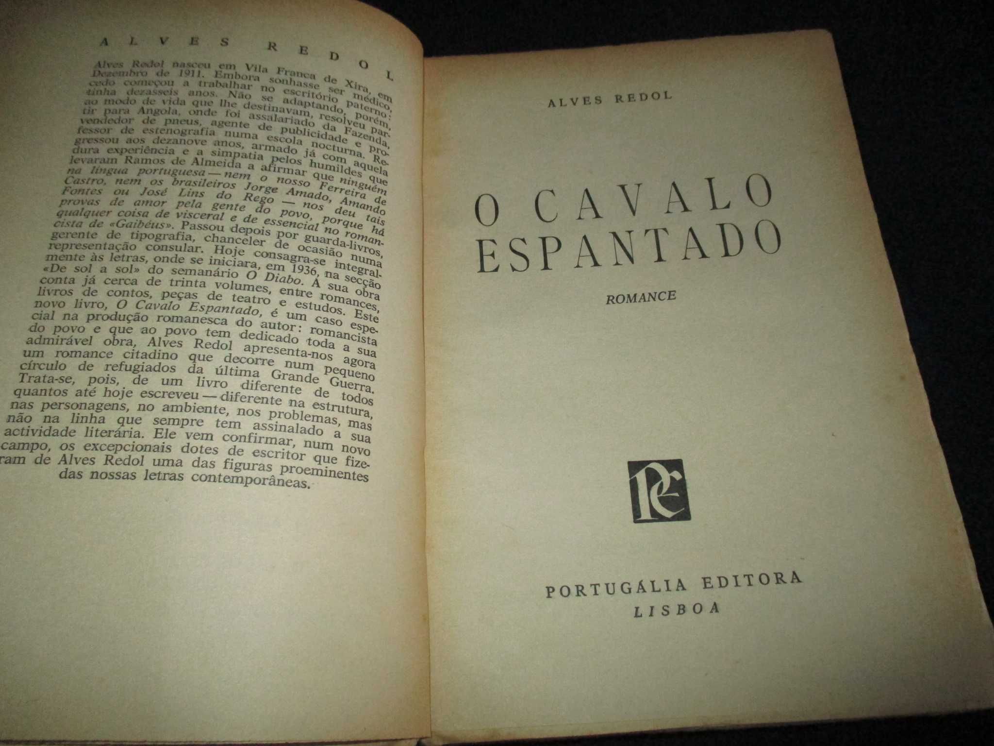 Livro O Cavalo Espantado Alves Redol 1ª edição 1960