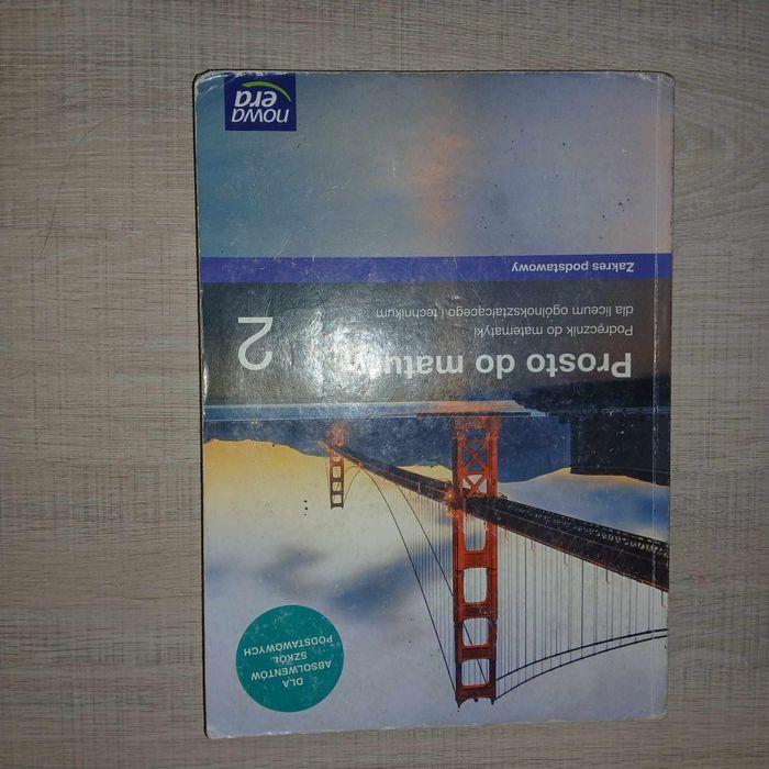 Podręcznik do matematyki "Prosto do matury" klasa 2