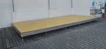 Aluguer de palco 3mts x 6mts