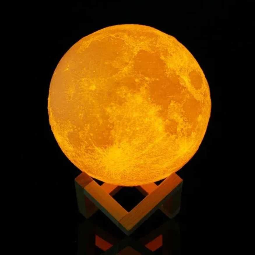 Ночник 3D moon light с пультом